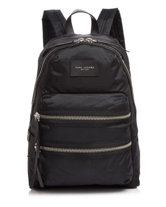 MARC JACOBS Black ナイロン The Biker Large Backpack Amazon.com | Marc Jacobs The Biker Nylon Large Backpack Dark