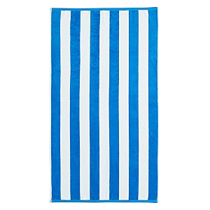 Kassatex Cabana Stripe Beach Towel In Royal Blue