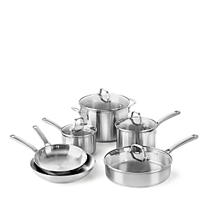 Calphalon Classic Stainless Steel 10-Piece Cookware Set