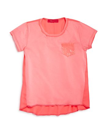Me N U Girls Sequin Pocket Tee Big Kid Bloomingdale S