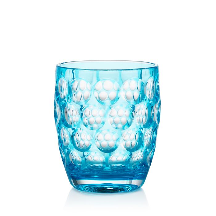 Mario Luca Giusti Acrylic Lente Tumbler Glass In Turquoise