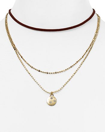 AQUA - Dakota Layered Choker Necklace, 14" - 100% Exclusive