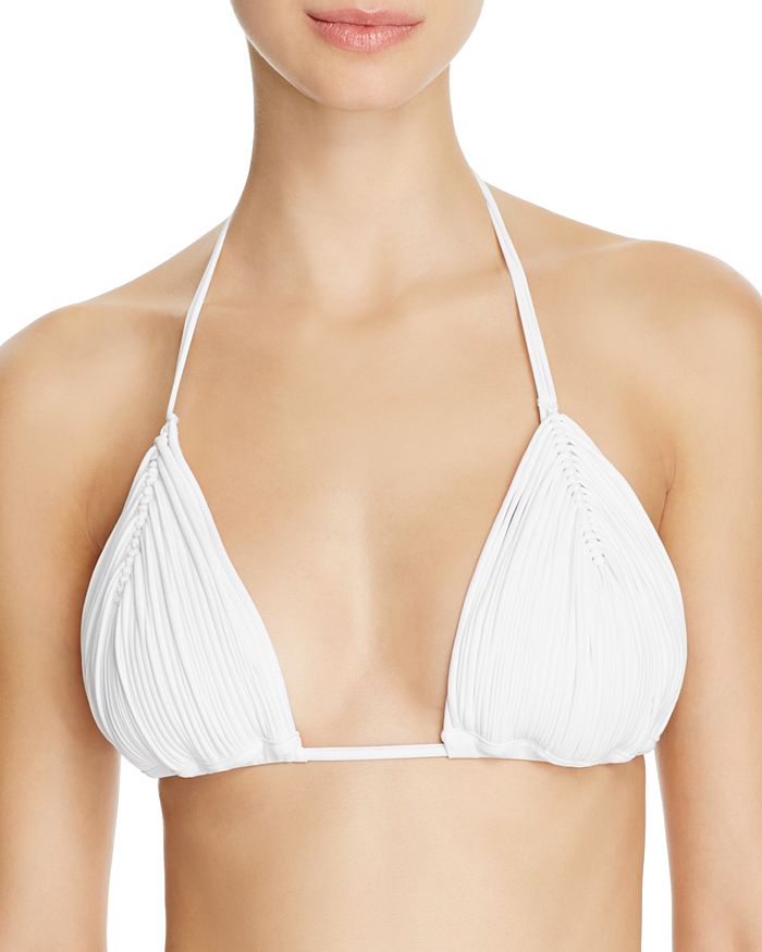 relais blouse Bedreven PQ Swim Isla Triangle Bikini Top | Bloomingdale's
