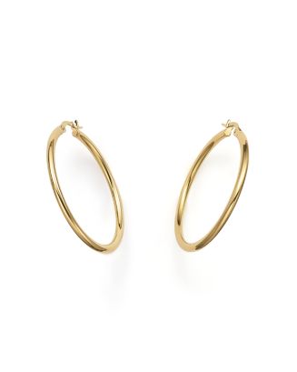 Roberto Coin 18K Yellow Gold Hoop Earrings | Bloomingdale's