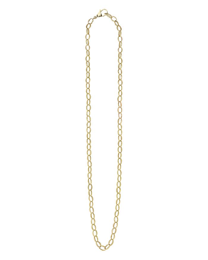 Shop Lagos 18k Gold Link Necklace, 18