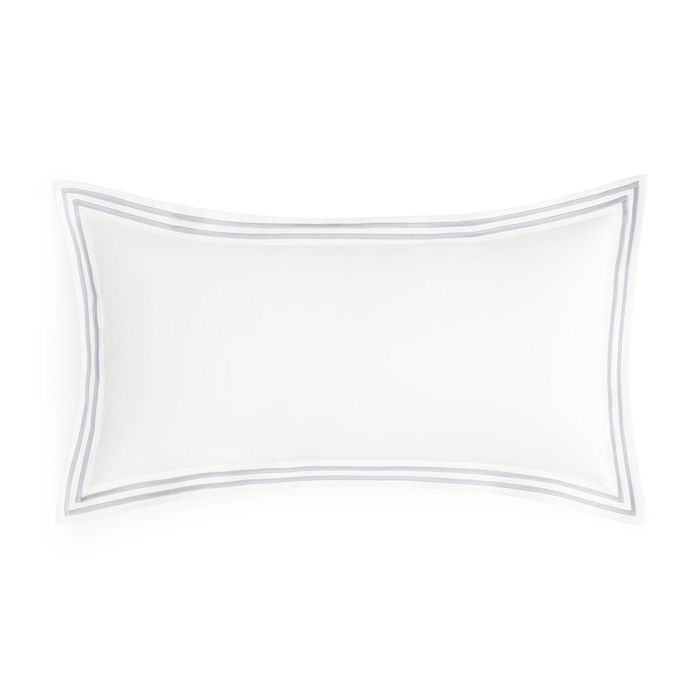 Hudson Park Collection Hudson Park Italian Percale Decorative Pillow, 10 X 20 - Exclusive In Silver