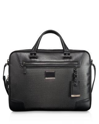 Tumi CFX Carbon Fiber Marina Medium Briefcase | Bloomingdale's