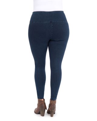 Denim-Look Leggings