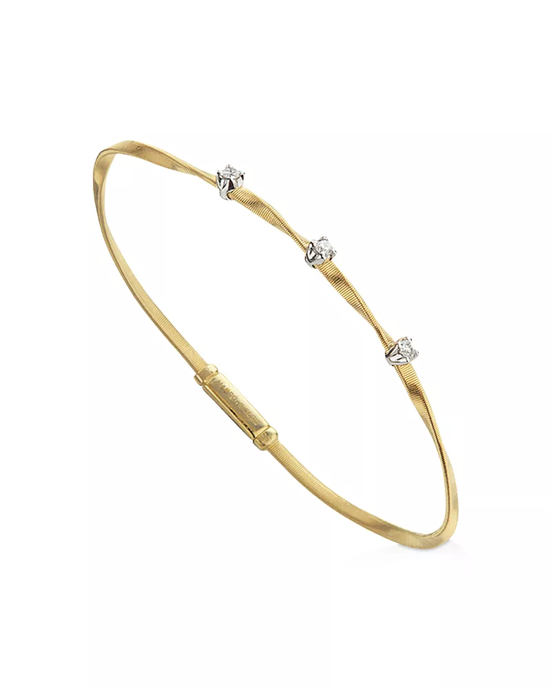 Marco Bicego Marrakech Bracelet in 18K Yellow Gold with Diamonds