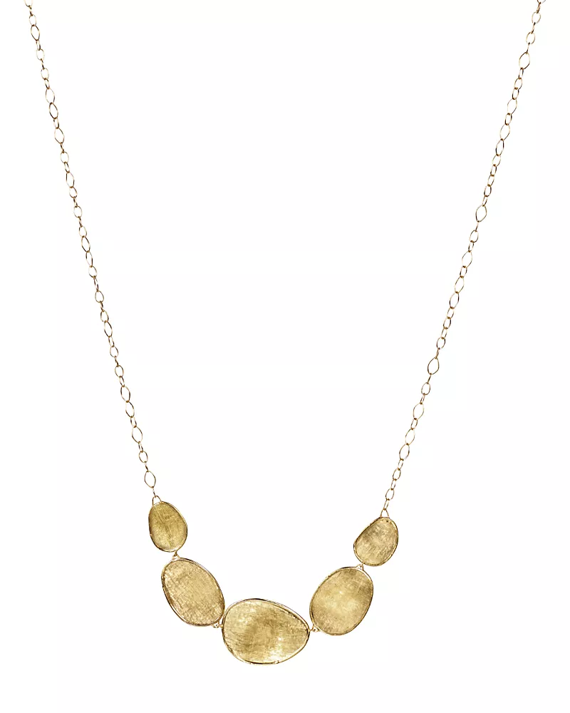Marco Bicego 18K Yellow Gold Lunaria Half Collar Necklace, 16.5