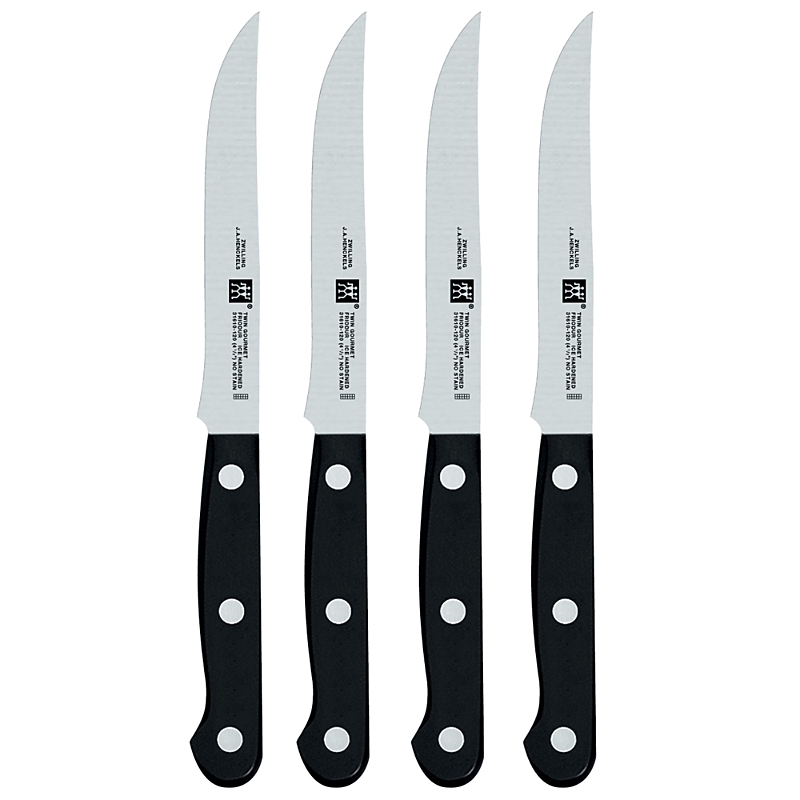 Zwilling J.a. Henckels Zwilling Twin Gourmet 4-piece Steak Set In Black