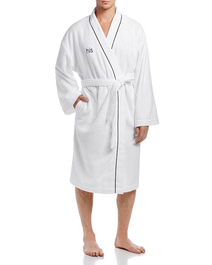 Hudson Park Collection Hudson Park His Bath Robe - 100% Exclusive In White