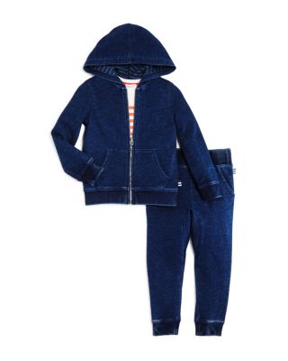 Splendid Boys' Knit Hoodie, Jogger Pants & Striped Tee - Little Kid ...