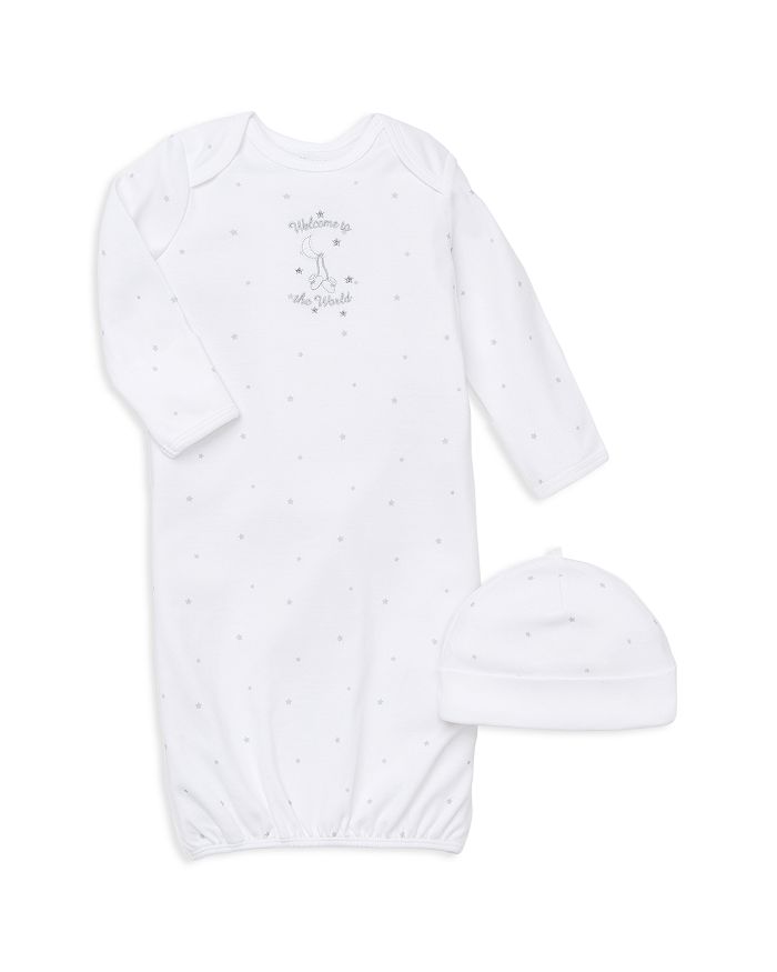 LITTLE ME UNISEX WELCOME TO THE WORLD GOWN & HAT SET - BABY,LBQ04025N