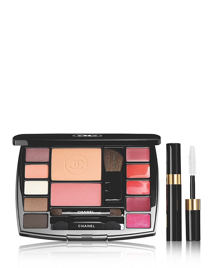 CHANEL TRAVEL MAKEUP PALETTE Makeup Essentials with Travel Mascara