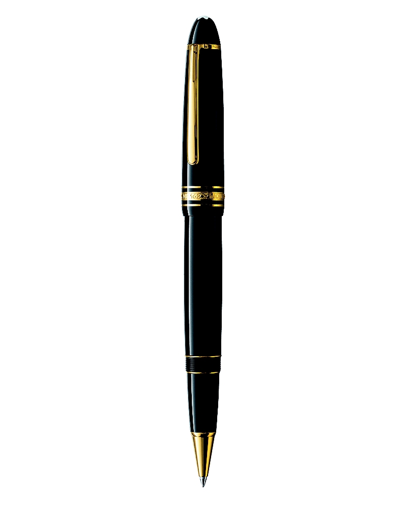 Montblanc Meisterstuck Gold-plated Black Resin Classique Rollerball Pen In No Color