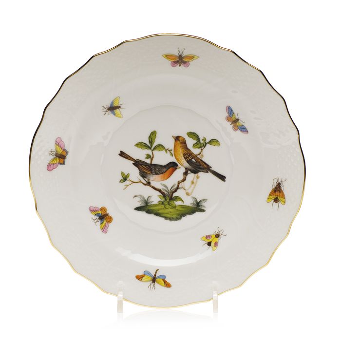 Shop Herend Rothschild Bird Salad Plate In Motif 09