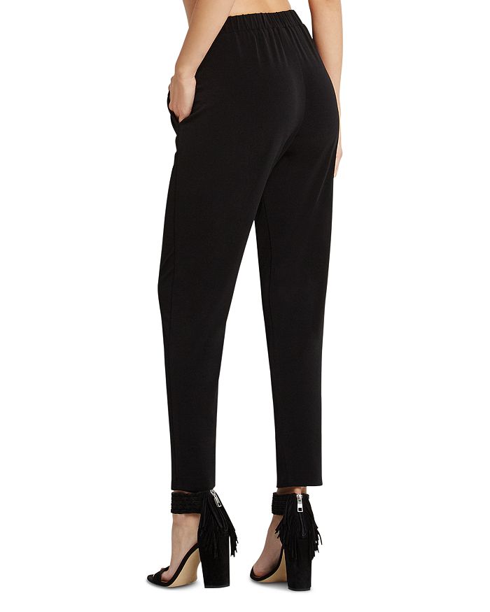 Bcbgeneration Flat-front Faux-fly Pants In Black | ModeSens
