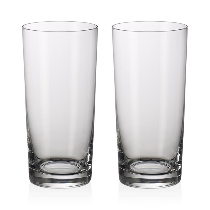 Villeroy & Boch Purismo Bar Highball Glass, Set Of 2 In Clear