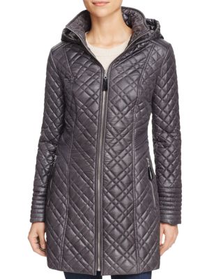 Via Spiga Hooded Puffer Coat