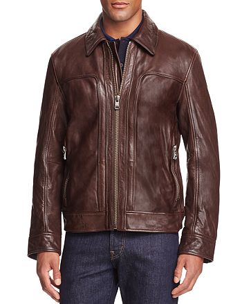 Andrew Marc Outpost Leather Jacket | Bloomingdale's