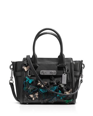 coach butterfly applique bag