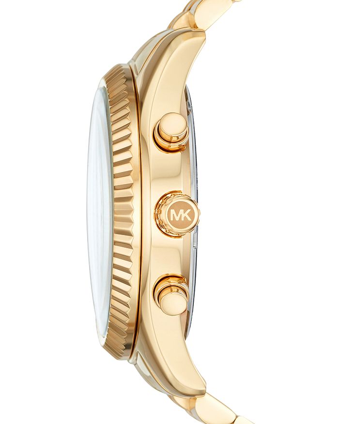Shop Michael Kors Lexington Watch, 44mm In Gold/multi