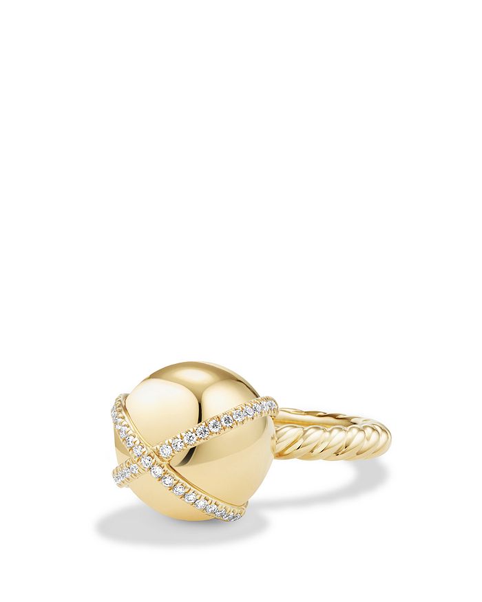Pave new arrivals wrap ring