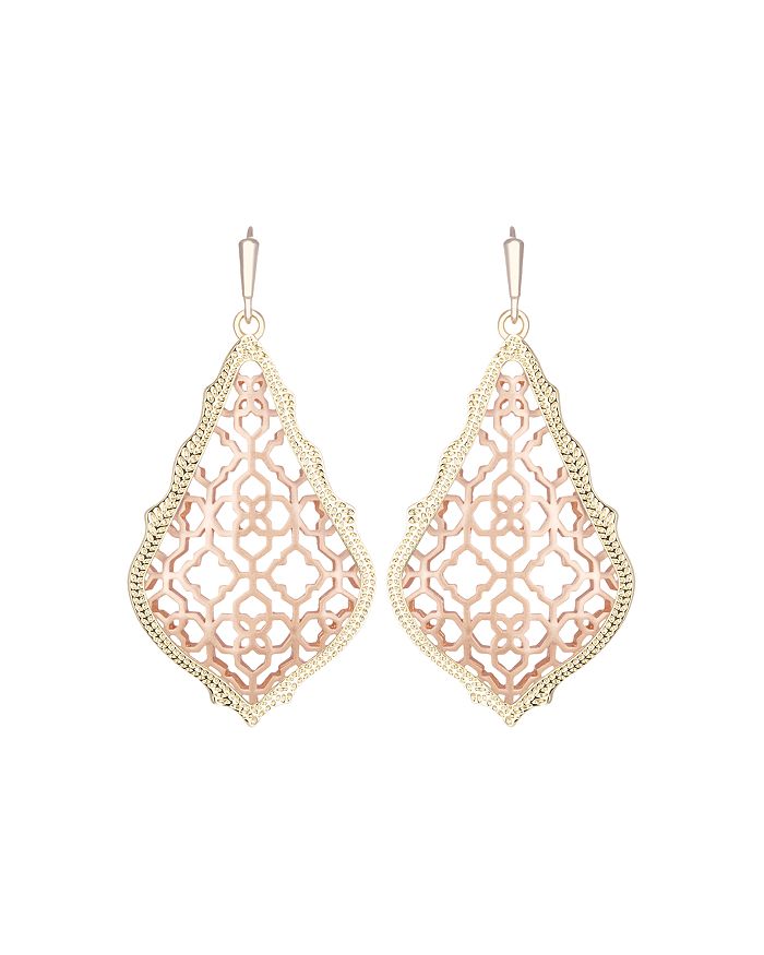 Kendra Scott Addie Drop Earrings In Rose Gold | ModeSens Rated 5 out of 5 by kendra fan from vibrant green beautiful color.