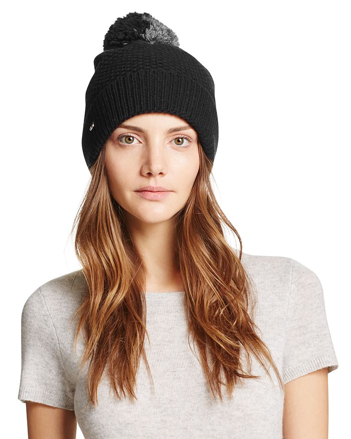 UGG® Cuff Hat with Pom-Pom | Bloomingdale's