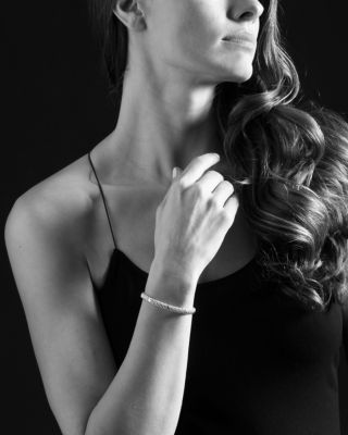 Signature Sterling Silver Petite Caviar Bracelet