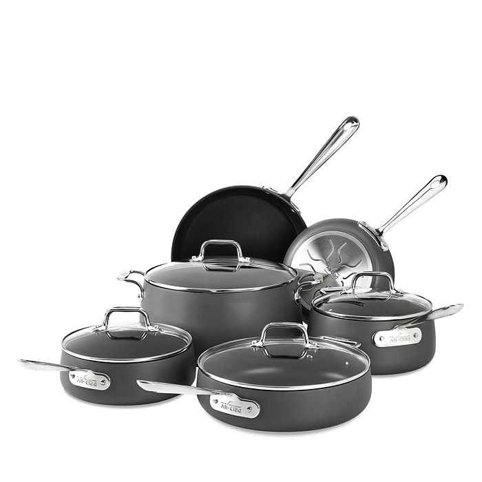 All-Clad B1 Aluminum Nonstick Cookware Set, 13 Piece - Macy's