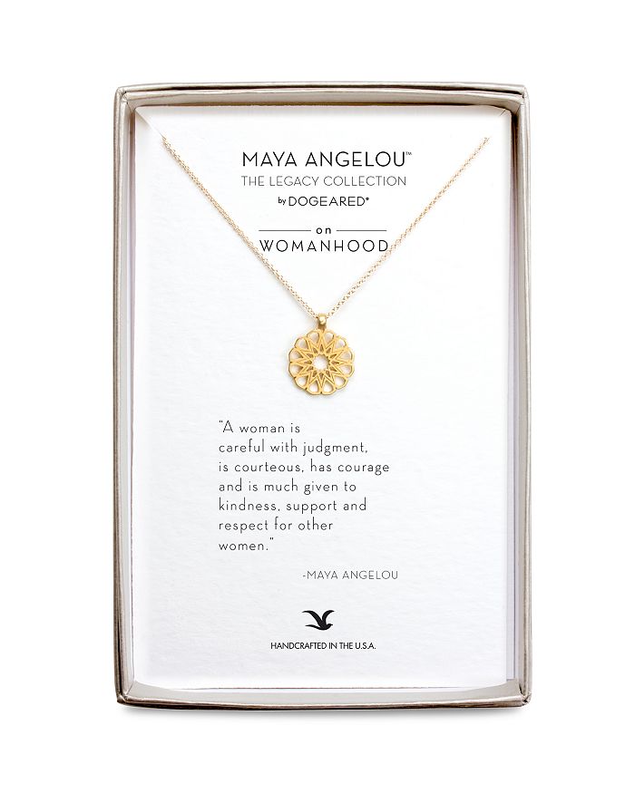 Dogeared maya on sale angelou necklace
