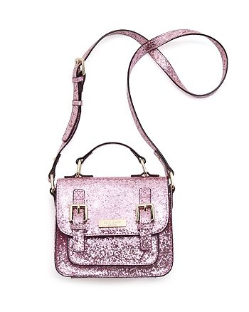 kate spade new york Girls' Glitter Scout Crossbody Bag | Bloomingdale's