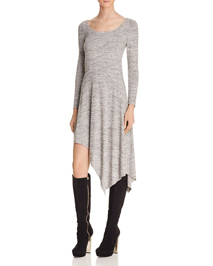 Olivia Asymmetric Dress Grey