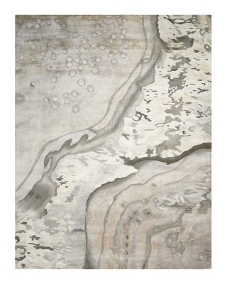 Nourison Home - Prismatic PRS05 Rug - Abstract Silver Cloud, 5'6" x 7'5"