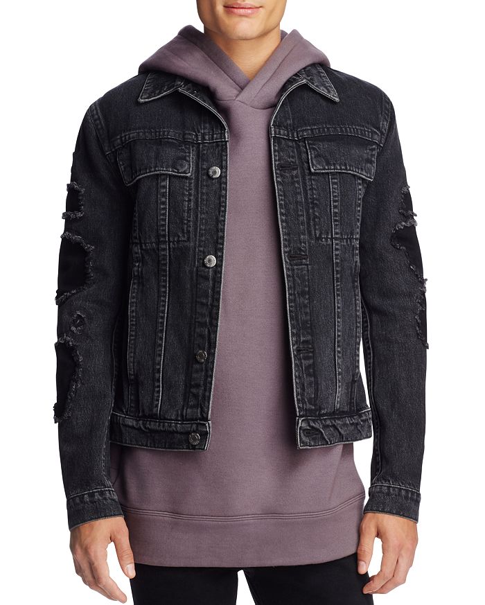 Helmut Lang Distressed Denim Jacket Bloomingdale s