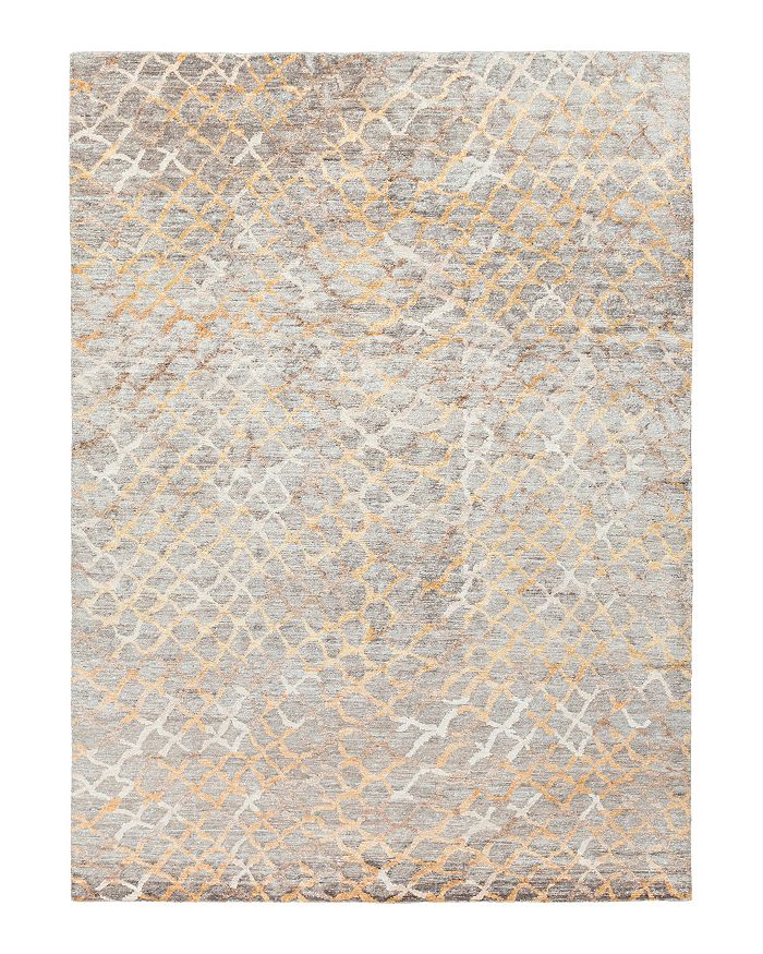 Surya Platinum Area Rug, 8' X 11' In Light Gray/beige/ivory/mocha