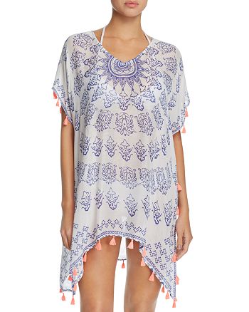 Surf Gypsy Grecian Tassel Tunic Swim Cover-Up | Bloomingdale's