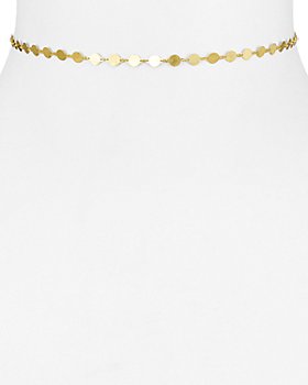 Argento Vivo - 18K Gold-Plated Sterling Silver Disc Choker Necklace, 12"