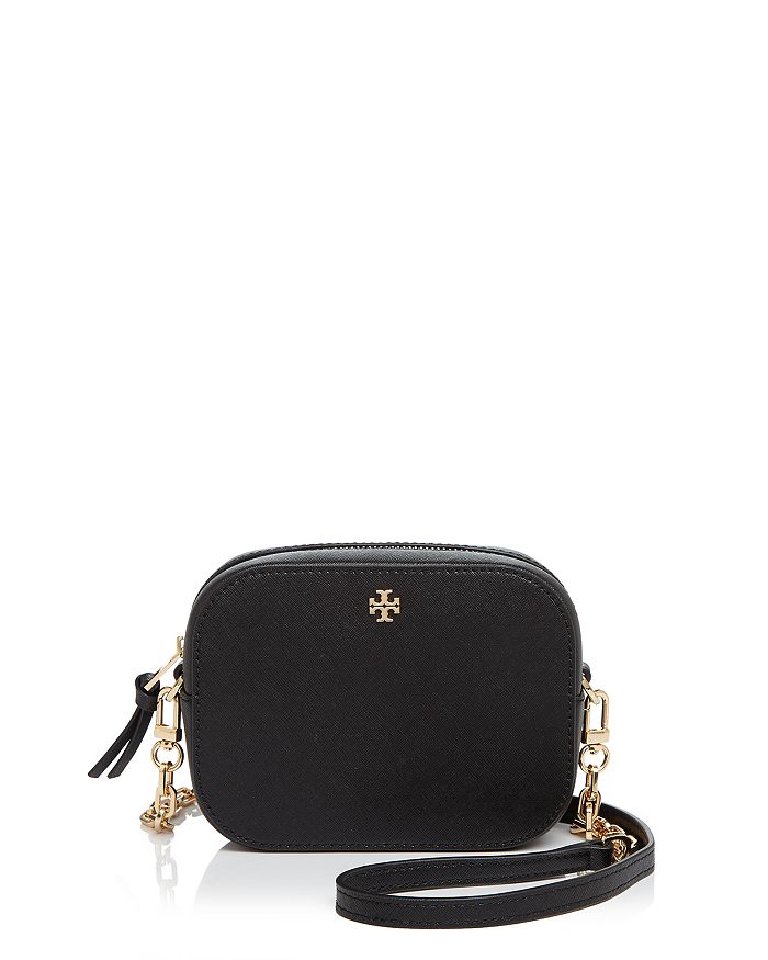Tory Burch Robinson Round Saffiano Leather Crossbody | Bloomingdale's
