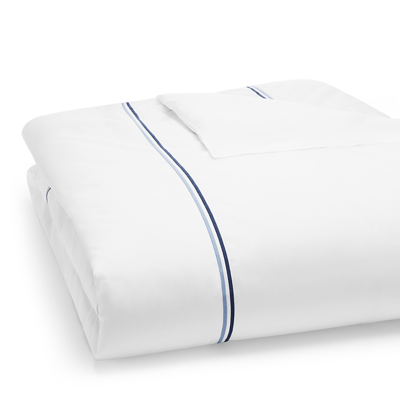 Matouk Essex Duvet Cover, Full/queen In Navy