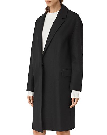 ALLSAINTS Sancia Nesi Drop Shoulder Coat | Bloomingdale's