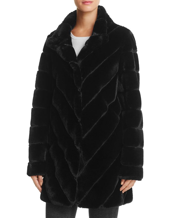 Calvin Klein Faux Fur Jacket - Compare at $270 | Bloomingdale's