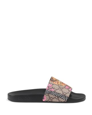 Gucci Pursuit Bengal Pool Slide Sandals | Bloomingdale's