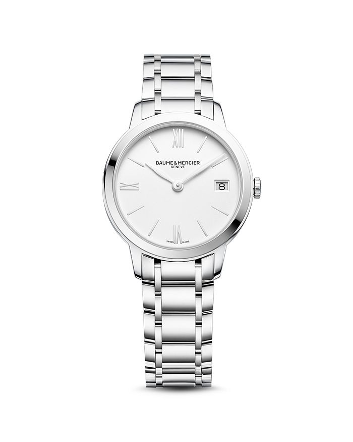 Baume & Mercier Classima 10335 Watch, 31mm In White/silver