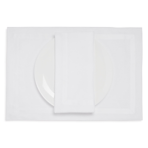 Matouk Lowell Placemat, Set Of 4 In White