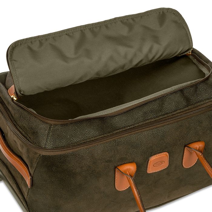 Bric's Life 21 Carry On Rolling Duffel In Olive