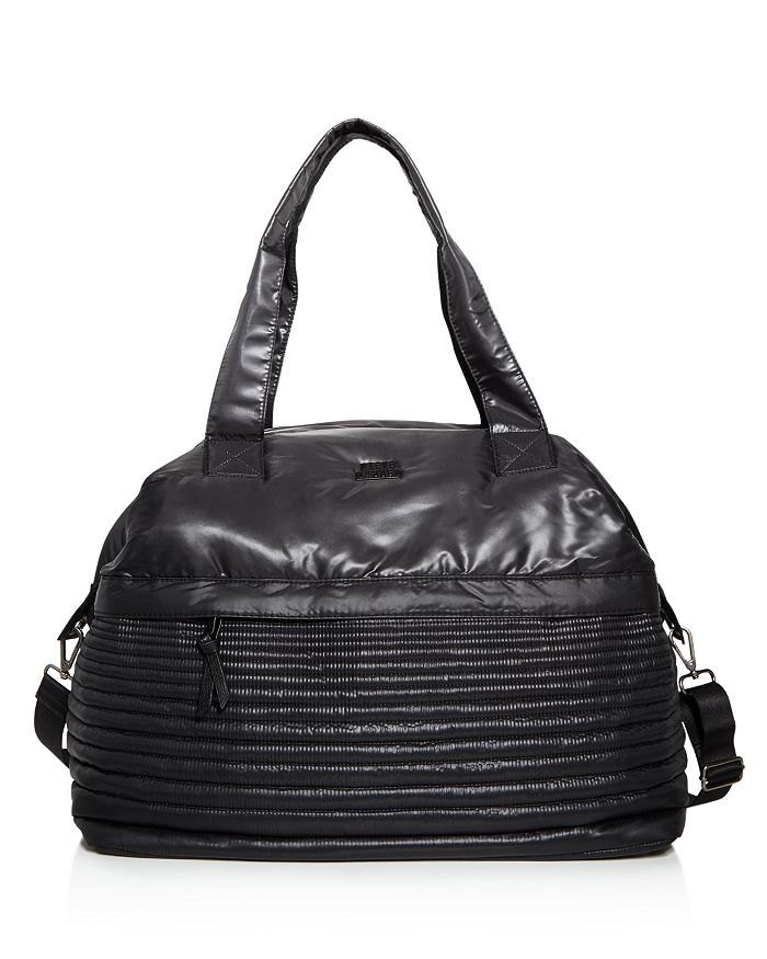 Steve Madden Sporty Quilted Nylon Tote in Black