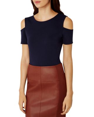 karen millen cold shoulder top